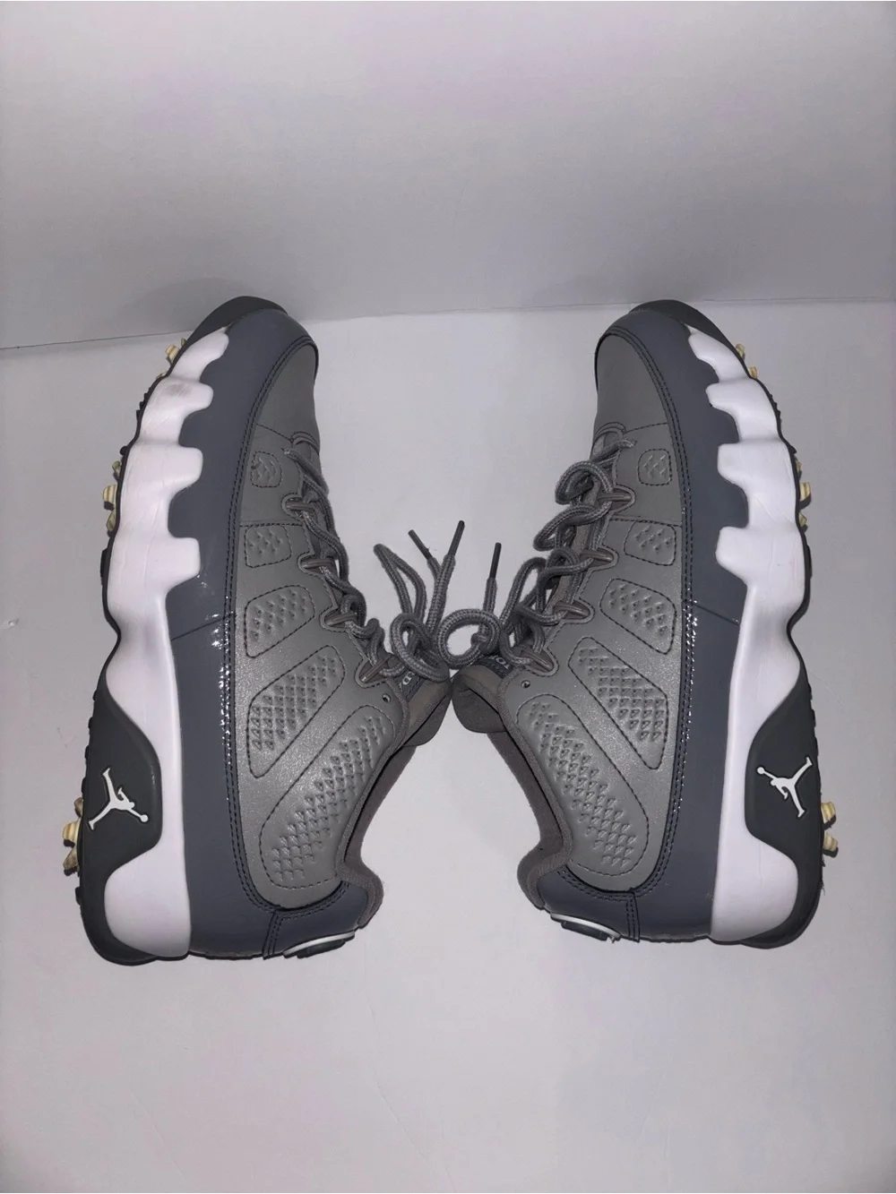 Nike Air Jordan 9 G Cool Grey White Mens Golf Shoes FJ5934-001 Size 9